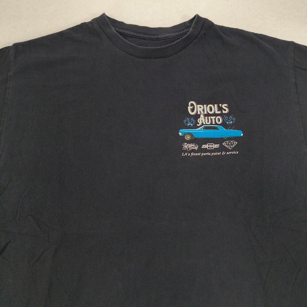 Diamond Oriols Auto Graphic Crew Neck Short Sleeve T Shirt Mens Size M Black